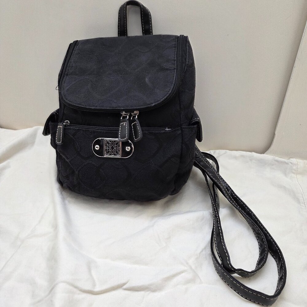 Black Mini Backpack | Compact, Hands-Free
